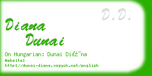 diana dunai business card